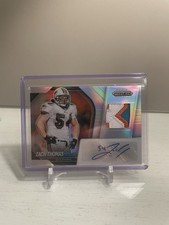 2025 Panini Prizm - Zach Thomas True Silver Prizm  PATCH AUTOGRAPH /99 SSP