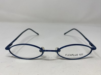 FLEX PLUS 101 BLUE 45-19-135 Metal Full Rim Eyeglasses Frame EE40