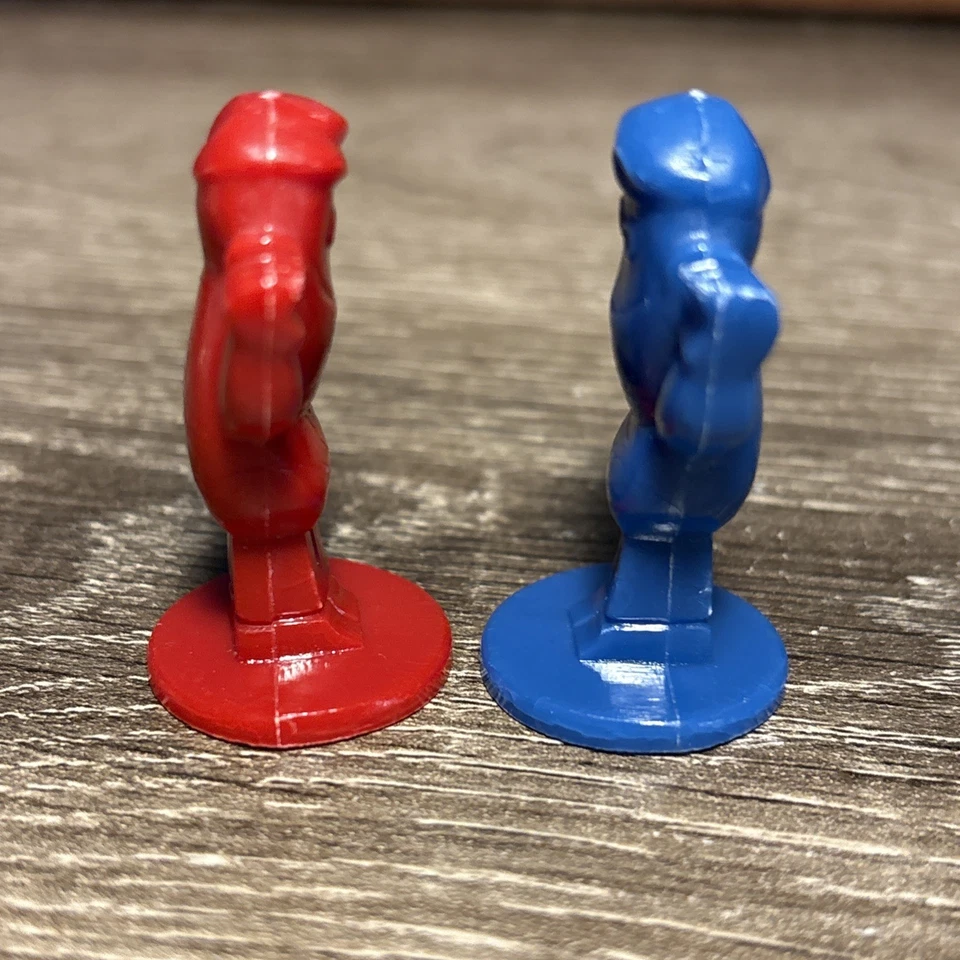 Juego de 2 piezas de repuesto vintage para juegos de cerebro Parker años 70 azul rojo G7 Foto 3 de 4
