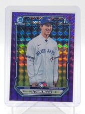 SEOJUN MOON 2026 BOWMAN CHROME 1ST PURPLE GEOMETRIC REFRACTOR /250 Q1940