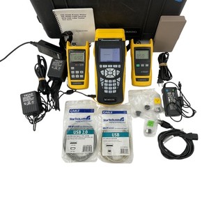 Corning OM-600 Fiber Optic Power Meter Kit OM-610-MOD-C OS-403D-58 OS-400R Light