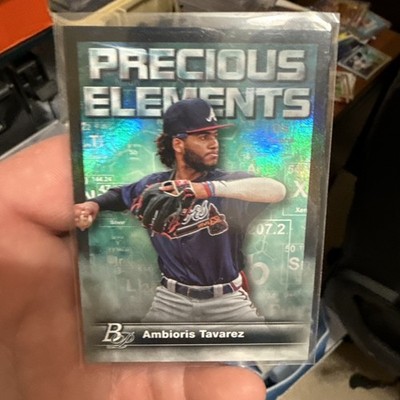 2023 Bowman Platinum Ambioris Tavarez Precious Elements #PE-14 Braves