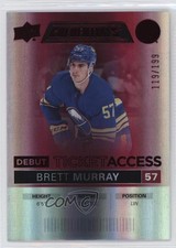 2021 Upper Deck Credentials Debut Ticket Access Red 119/199 Brett Murray #84 6eg