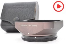 Pentax Square Metal Hood & Case for Takumar 28mm f/3.5 [Exc+5] 33010