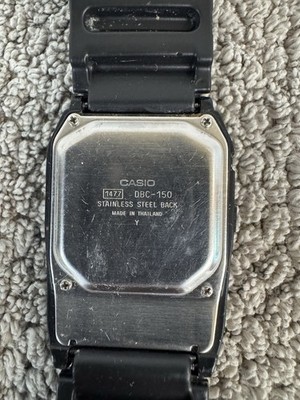 Casio Data Bank Dbc-150 1477 Calculator Illuminator Memory Protect