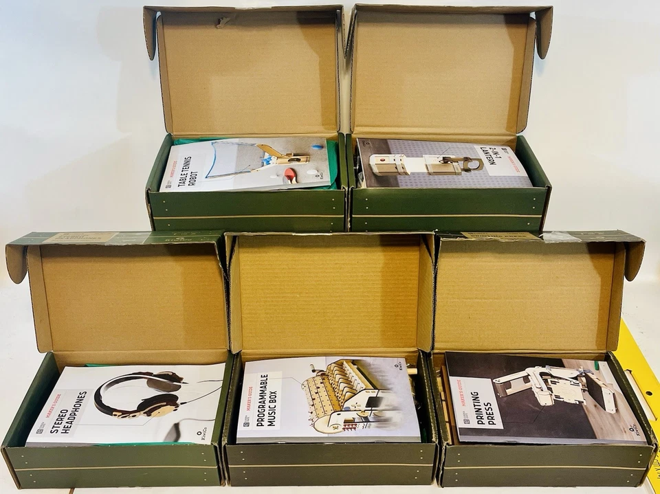 Kiwi Co Eureka Crate Lot Of 5 NIOB - Table Tennis Robot Printing Press and MORE! - Image 4 of 4