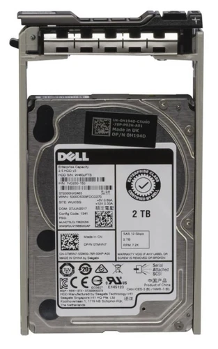 Hard Drive Dell 2TB 7.2K SAS 12G 2.5" 512e 128MB TMVN7