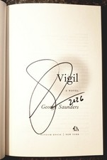 Product Image: Signed George Saunders Vigil: A Novel First Edition Hard Cover Random House