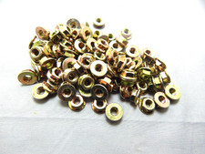 6M - 1.0  HEX  FLANGE  NUTS  YELLOW  ZINC
