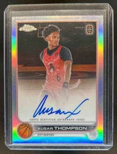 2022-23 Topps Chrome Overtime Elite Ausar Thompson Auto #CA-AUT1