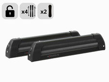 Universeller Skiträger Für Dachträger 4 Skier 2 Snowboards Nordrive Schwarz