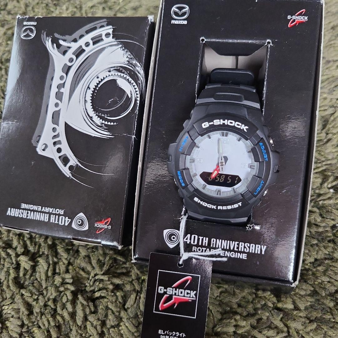 アクセサリー G-SHOCK 40TH ANNIVERSARY ROTARY ENGINE Casio G-Shock G 100MAZ 1BMJF Mazda Rotary Engine 40th Anniversary