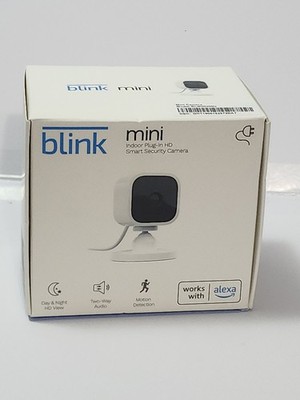 Blink Mini Indoor Plug-In Live HD Smart Security Camera (Brand New Sealed)