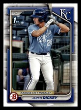 Jared Dickey 2024 Bowman Prospect 1st #BP-19 Kansas City Royals Rookie *024