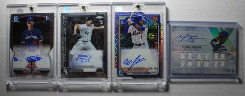 🔥⚾🔥Baseball Rookie Autographs Cards Lot - Numbered, Patch Auto & More🔥⚾🔥