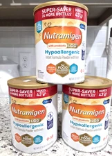 Lot Of 3 Nutramigen Hypoallergenic Infant Formula Powder Probiotic 27.8 OZ