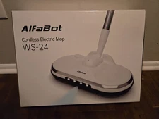 Cordless Electric Mop for Floor Cleaning, AlfaBot WS-24 Floor Scrubber