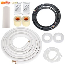 Install Kit For Mini Split Heat Pump Systems 1/4"-1/2" Dia. 25FT Connection Pipe