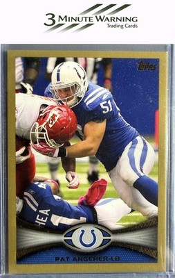 2012 Topps #129 Pat Angerer Gold #/2012
