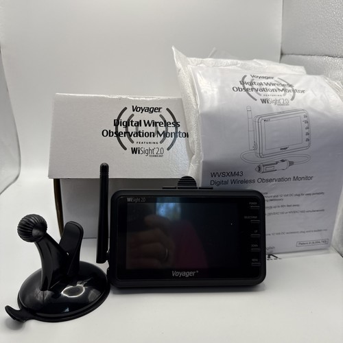 Voyager Digital Wireless Observation System/ WVSXS43 Camera And Monitor/ Used 1x - Picture 10 of 11