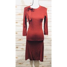Love Scarlett Women’s Ribbed Fitted Sweater dress Size M