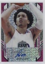 2021-22 Leaf Metal Portrait Auto Pink Mojo 7/10 Jalen Wilson #PA-JW2 Auto 07rd
