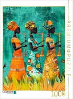 Calvendo Puzzle Three Women With Musical Instruments In Africa | 1000 Pieces, Fi