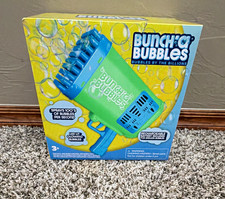 Bunch O Bubbles LED Light Up Bubble Blaster Gun, Rechargeable Battery