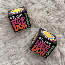 Schylling Twirl Nee Doh Groovy Globes 2-Pack Gel Stress Reliever, Non-Toxic 2in