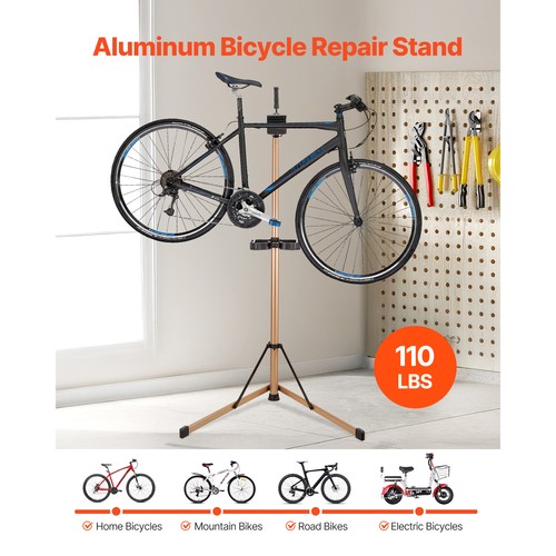 Bike Repair Stand 49.9 kg Adjustable Bicycle Maintenance Rack with Tray - Picture 2 of 12