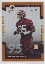 2017 Panini Donruss Rookies Jersey Number 22/95 Jonathan Allen #388 0s9s