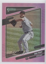 2021 Panini Donruss Variation Holo Pink Lucas Giolito (Big Foot) #90 1u6