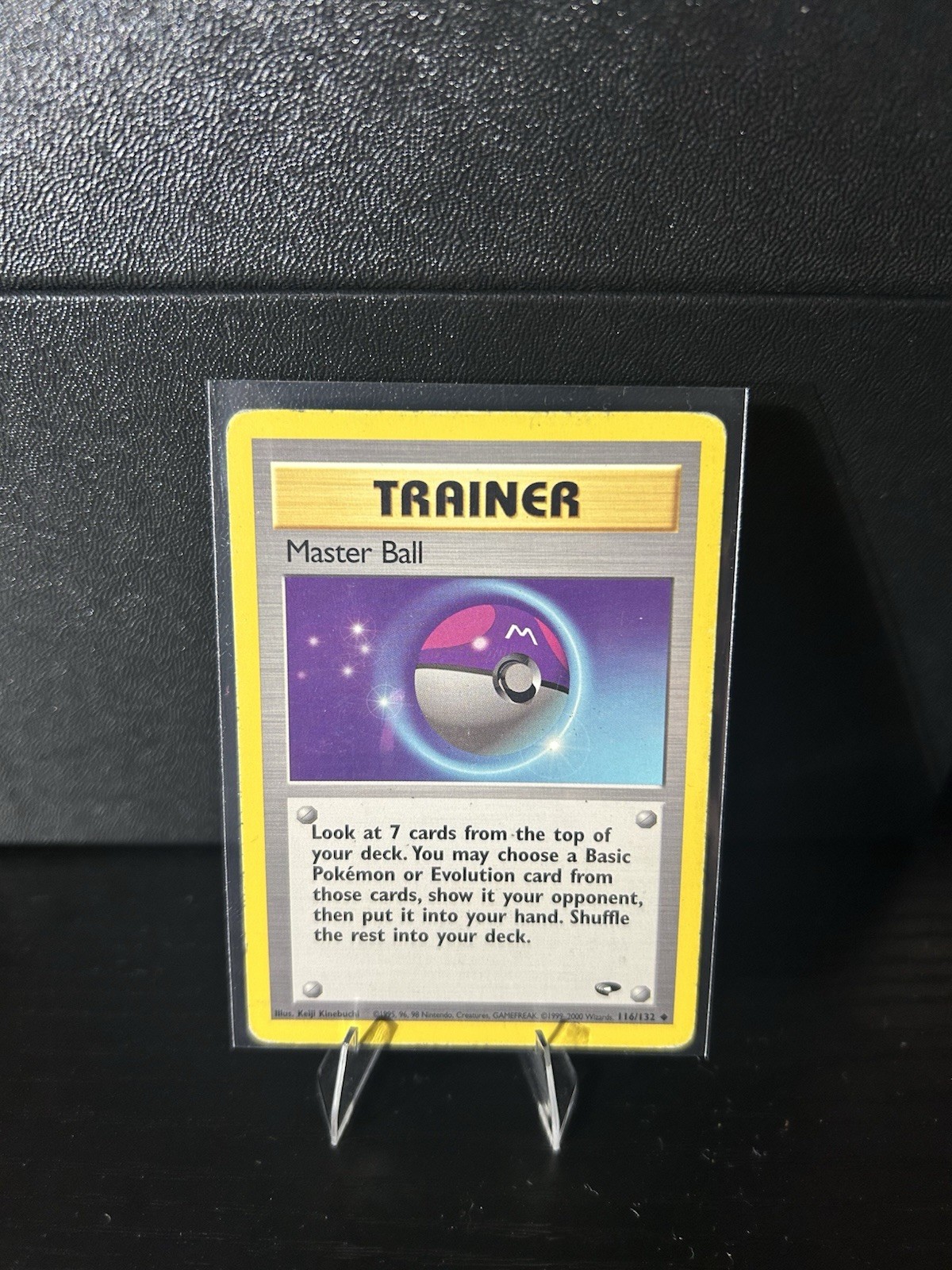 Master Ball Unlimited 116/132 Uncommon 2000 Gym Challenge MP-HP