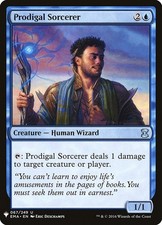 Prodigal Sorcerer 67 EMA Eternal Masters MTG List Human Wizard Blue Deschamps NM