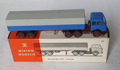 Wiking Mercedes Benz 2632 Sattelzug Nr. 515  Originalkarton H0 1:87