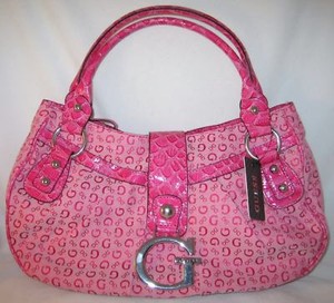 guess logo satchel handbags