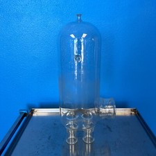 4-Necks Glass Jacketed Flask Reactor Vessel Double Layer