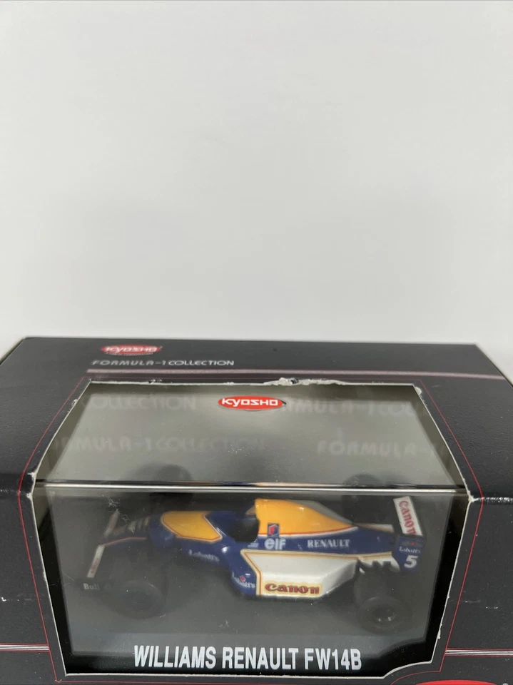 1:43 Nigel Mansell, Williams Renault FW14B, Colección Fórmula 1, Kyosho 773 Nuevo en caja Foto 2 de 4