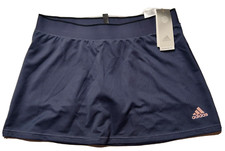 ADIDAS CLUB TENNIS Women Large Aeroready Legend Ink/White 13" Skort NEW HE2975