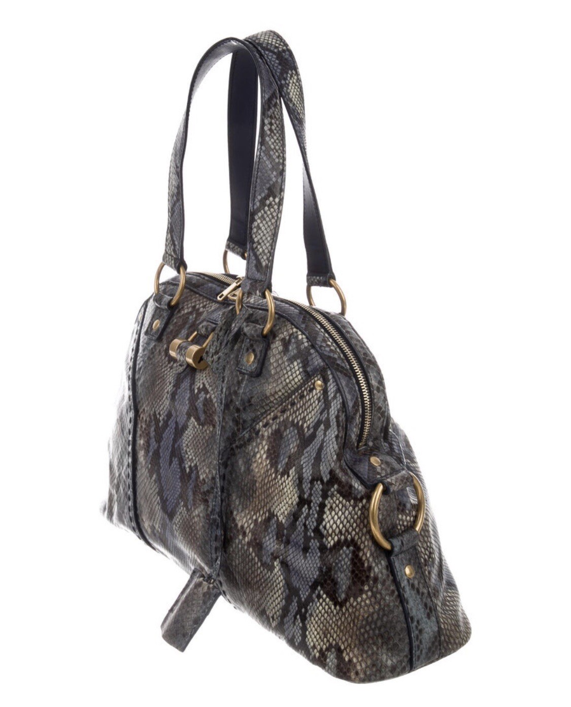 BORSA MUSA IN PELLE DI SERPENTE $3995 YVES SAINT LAURENT PYTHON