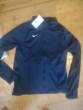 Nike Full Zip Training Jacket - Womens Small, Navy Blue