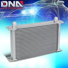 25 Row Enginetransmission Racing 10-an Silver Aluminum Powder Coated Oil Cooler