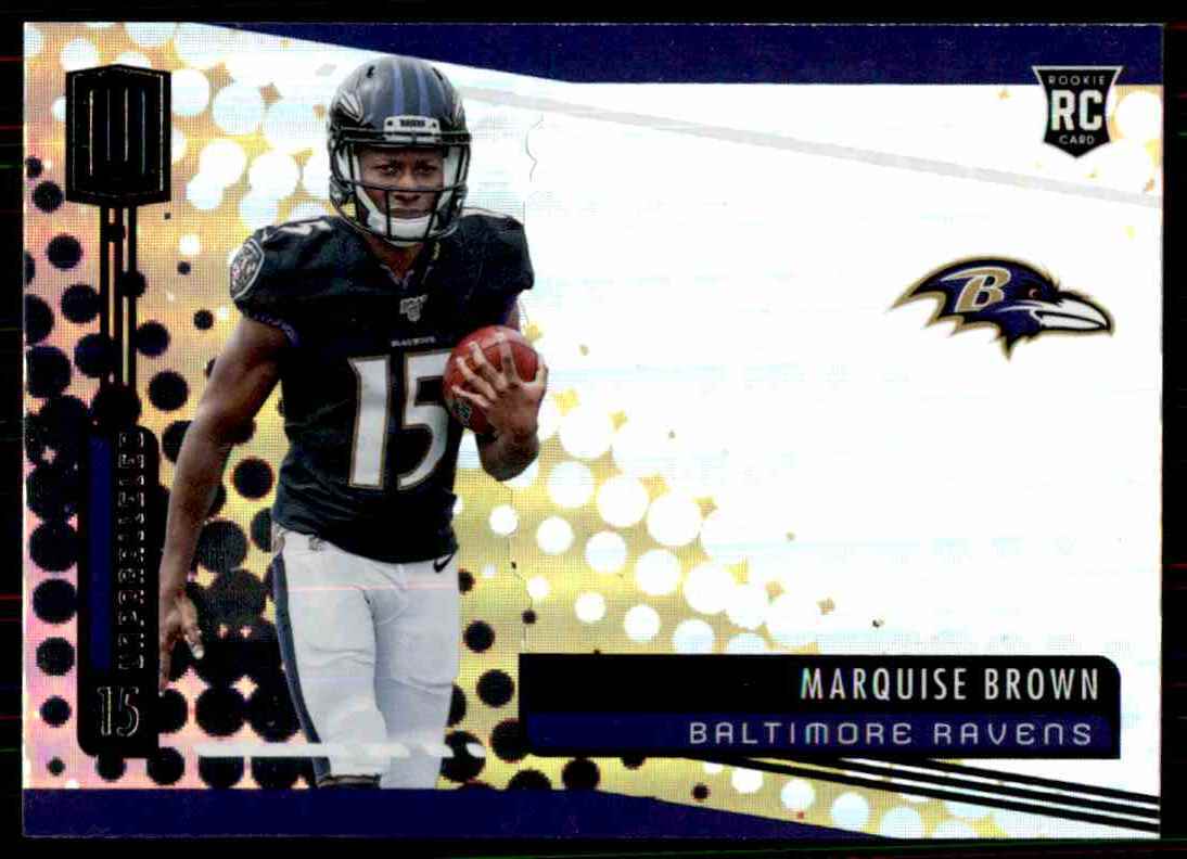 2019 Panini Unparalleled RC Rookie Marquise Brown Baltimore Ravens #224