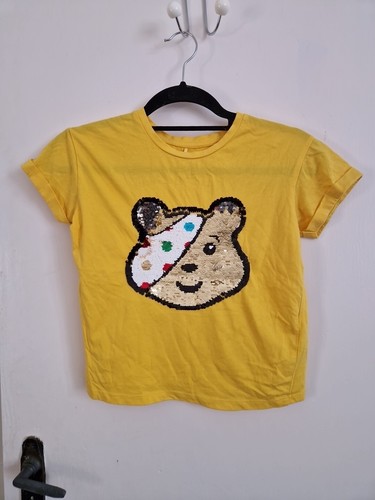 Pudsey Bear T Shirt Kinder in Not Gr. 8-9 Jahre