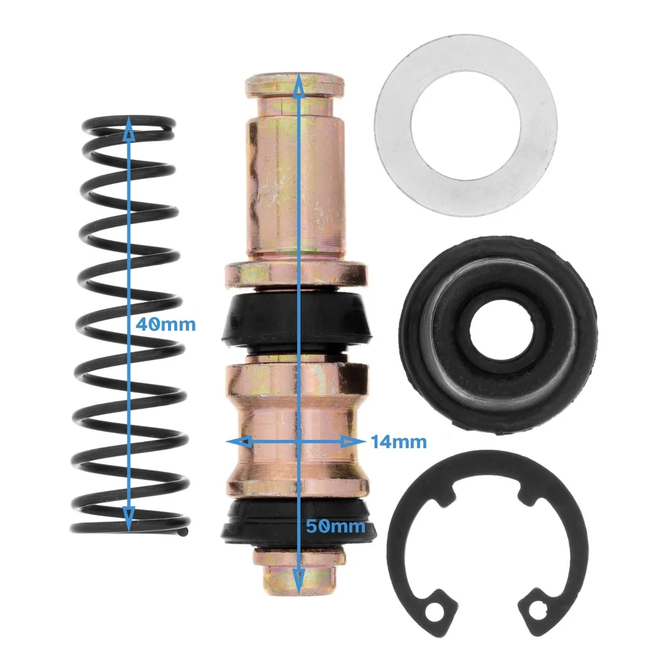 14mm Brake Master Cylinder Repair Kit Motorcycle Repair Bike Replacement Part - image 2 of 3