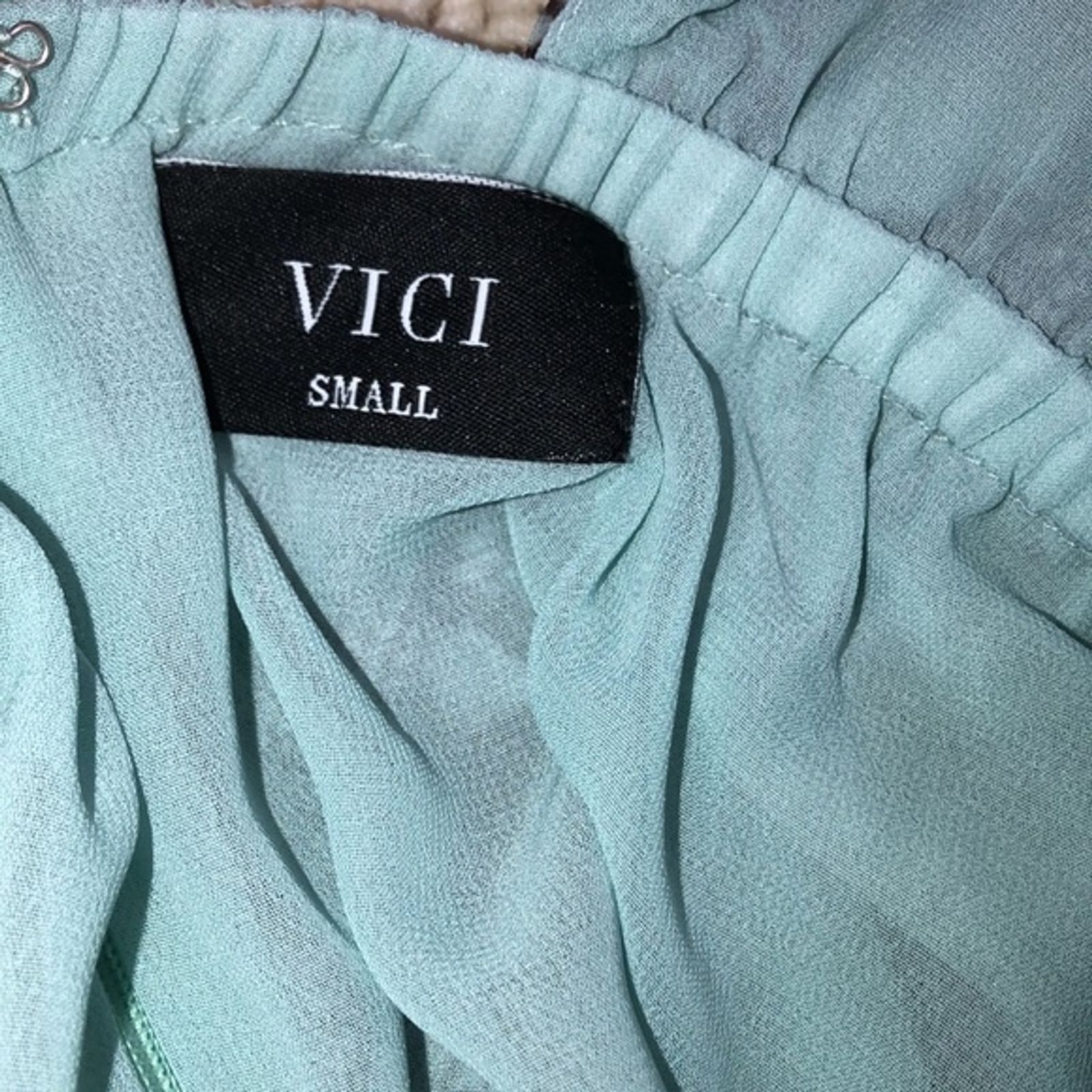 VICI size small green snake print sexy maxi dress - image 4