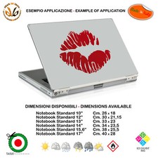 Kiss Kiss Red Color Sticker Notebook Tablet Sticker PVC Red Cropped 1pc