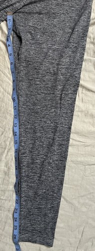 No comment Ny-LA grey activewear fitted tights women's medium pre owned - Picture 8 of 10