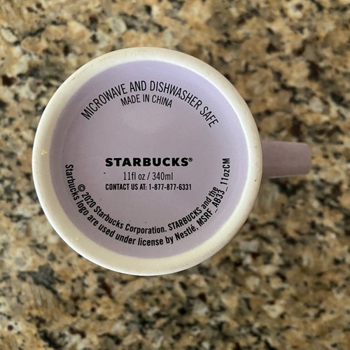 Starbucks 2020 Christmas Mug 11oz. Purple with Red & Green Stripes - Picture 7 of 7