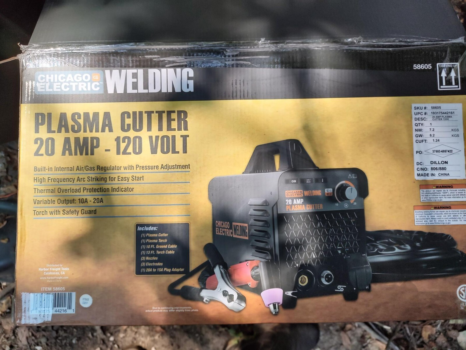 NEW CHICAGO ELECTRIC WELDING 20 Amp Plasma Cutter, FREE SHIPPING